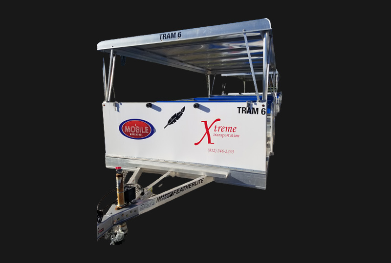 xtreme tram 7 passenger