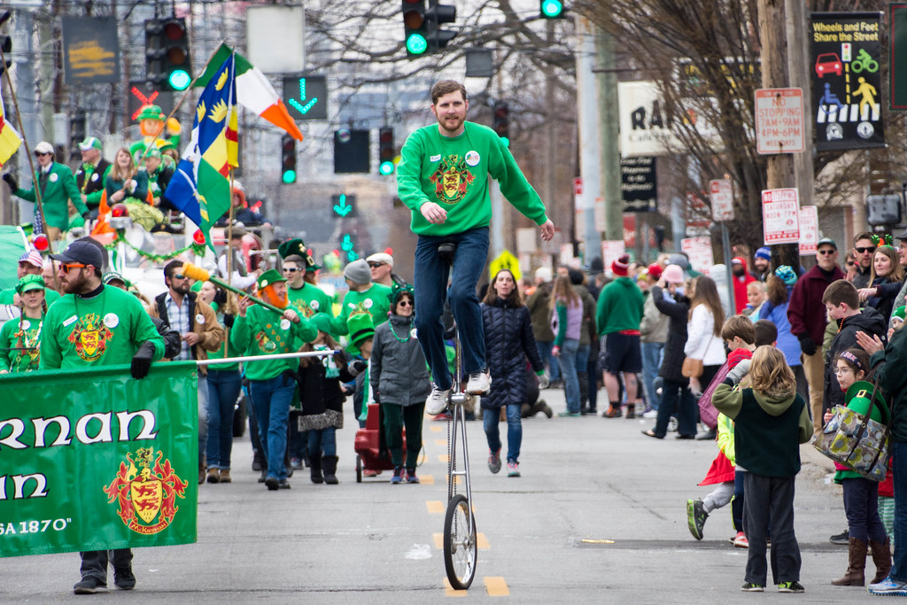 St Patrick's Parade in Louisville, Kentucky